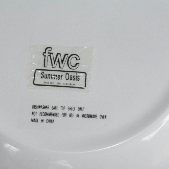 Summer Oasis Tropical Fish Plastic Cereal Bowl Set - Picture 5 of 6